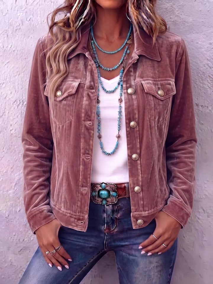 Juniper | Women's Relaxed Fit Vintage Wash Button Jacket