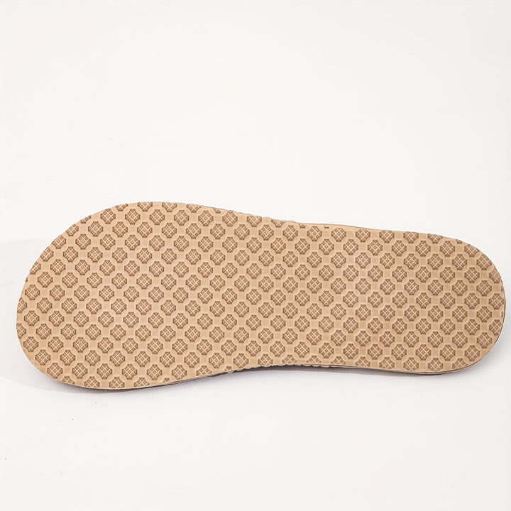 Women's Flower Summer Flat Flip Flop Beach Slippers