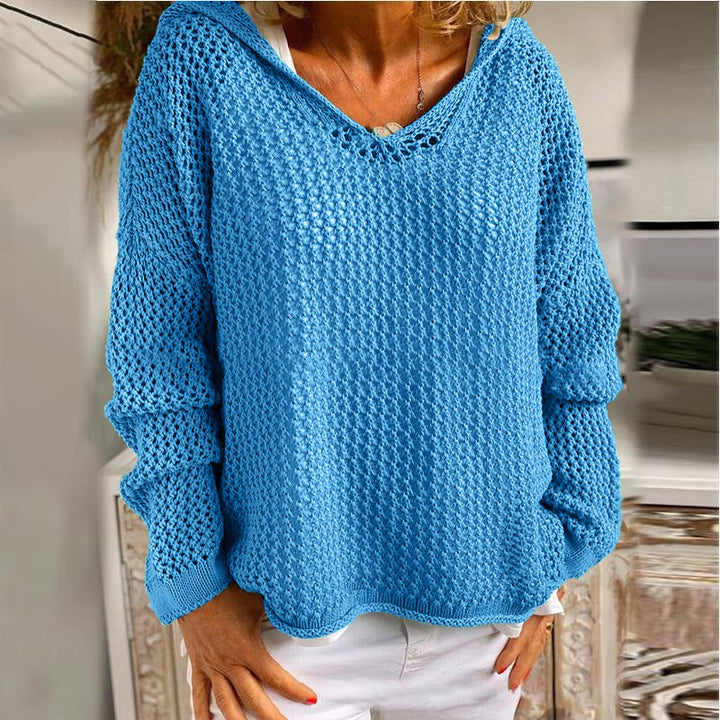 Women's Loose-Fit Open Knit Sweater