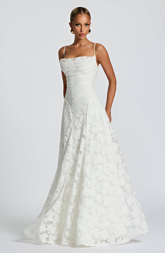 Eloisa Lace Corset Maxi Dress