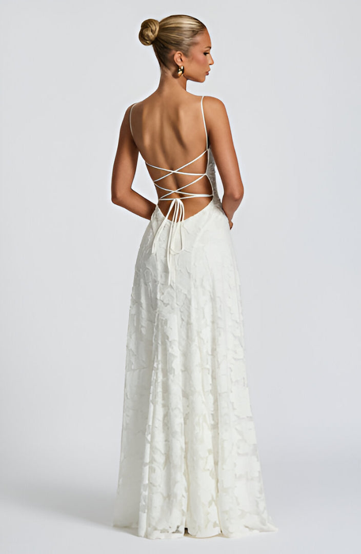 Eloisa Lace Corset Maxi Dress