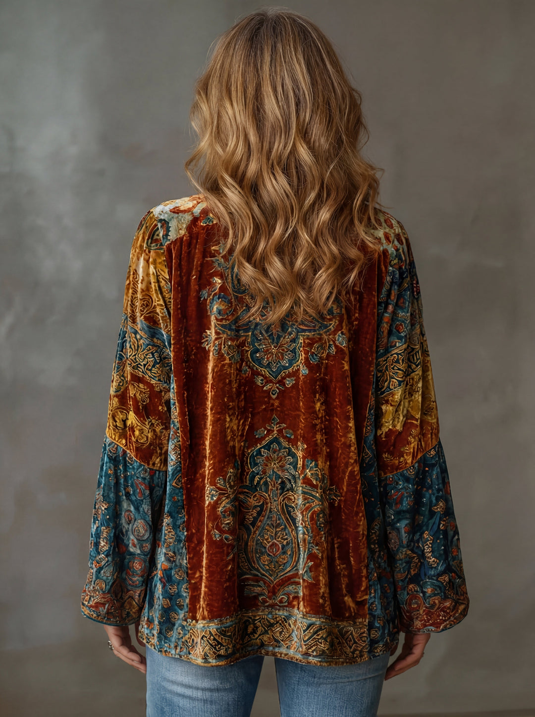 Celeste | Women's Boho Kimono Jacket with Flowing Sleeves