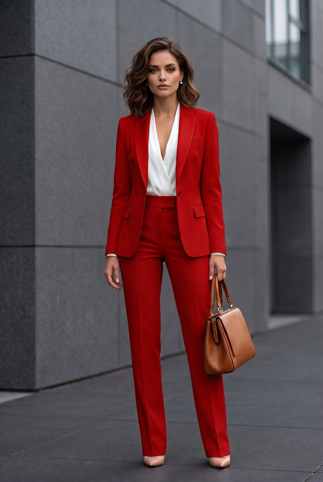 Jessica – Power Poise Tailored Pantsuit