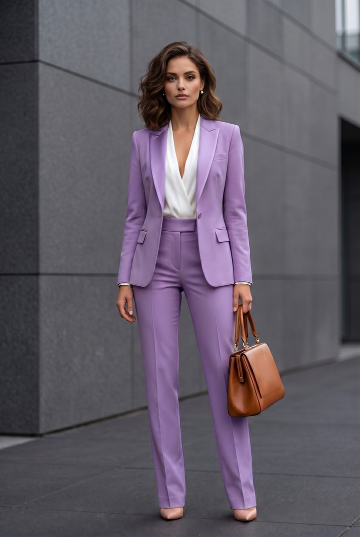 Jessica – Power Poise Tailored Pantsuit
