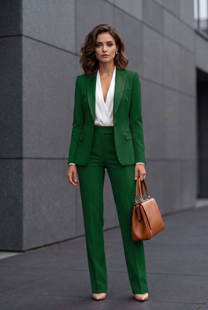 Jessica – Power Poise Tailored Pantsuit