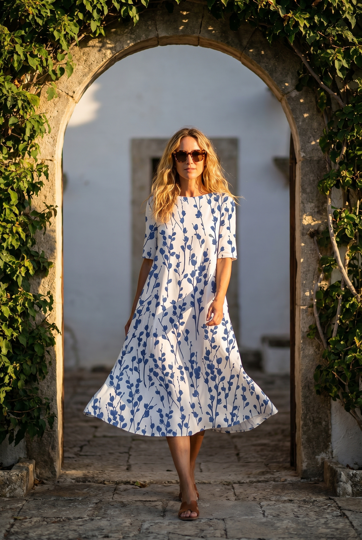 Donnie | Coastal Bloom Dress