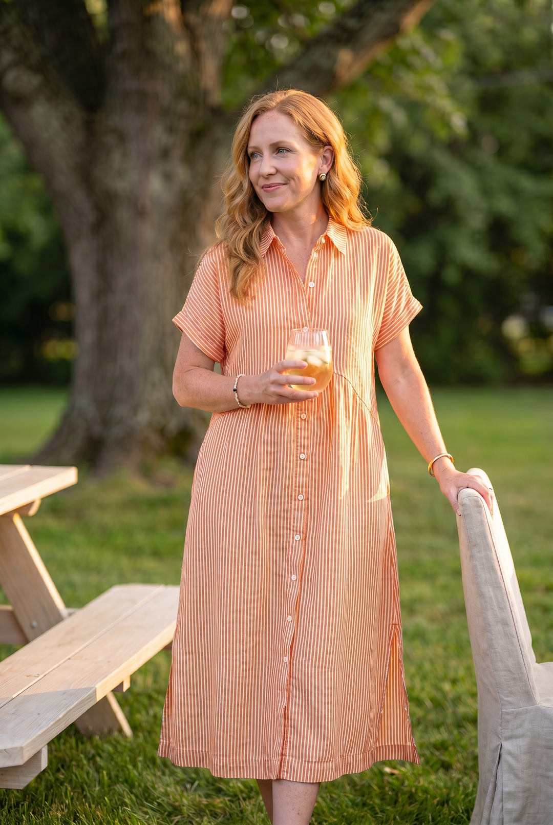 Ella - URBAN STRIPES COMFORT DRESS