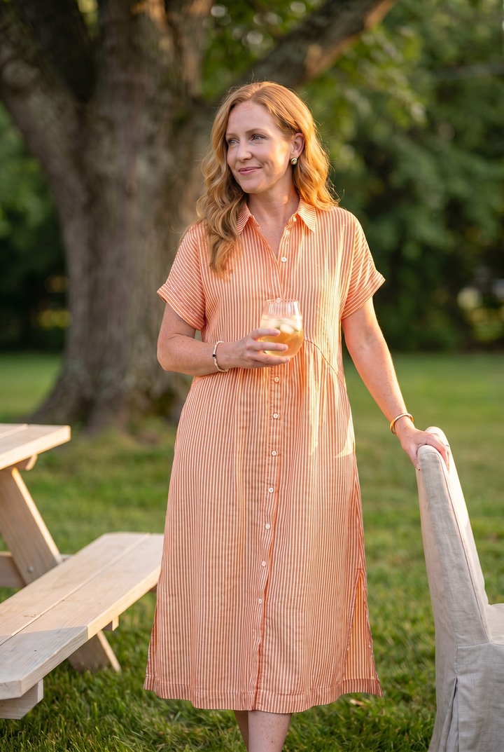 Ella - URBAN STRIPES COMFORT DRESS