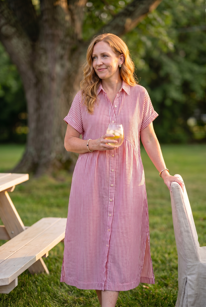Ella - URBAN STRIPES COMFORT DRESS