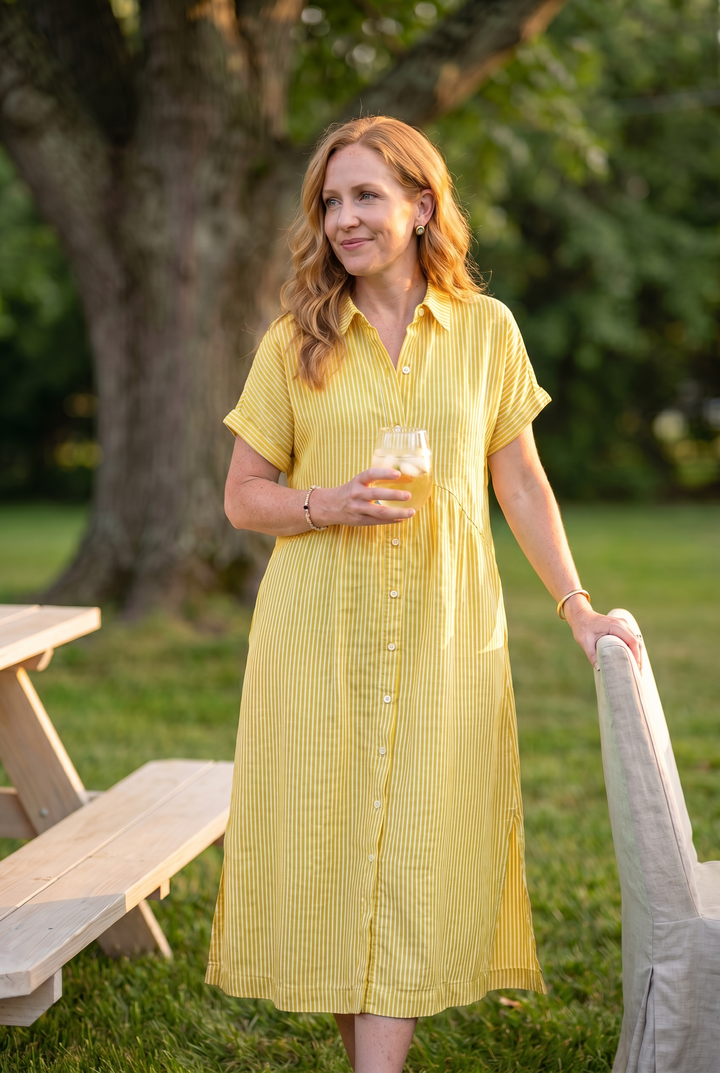 Ella - URBAN STRIPES COMFORT DRESS