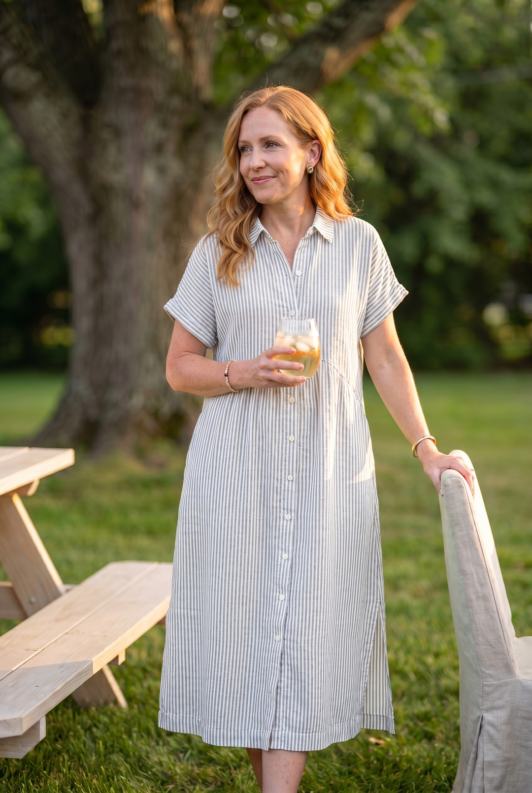 Ella - URBAN STRIPES COMFORT DRESS