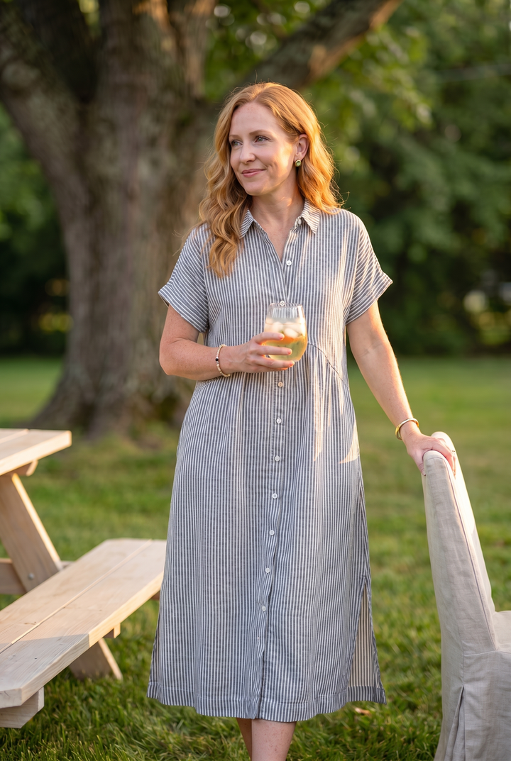 Ella - URBAN STRIPES COMFORT DRESS
