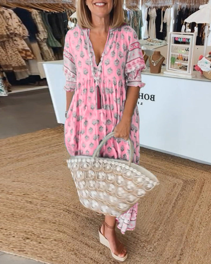 HEDELITA - TROPICAL ESCAPE MAXI DRESS