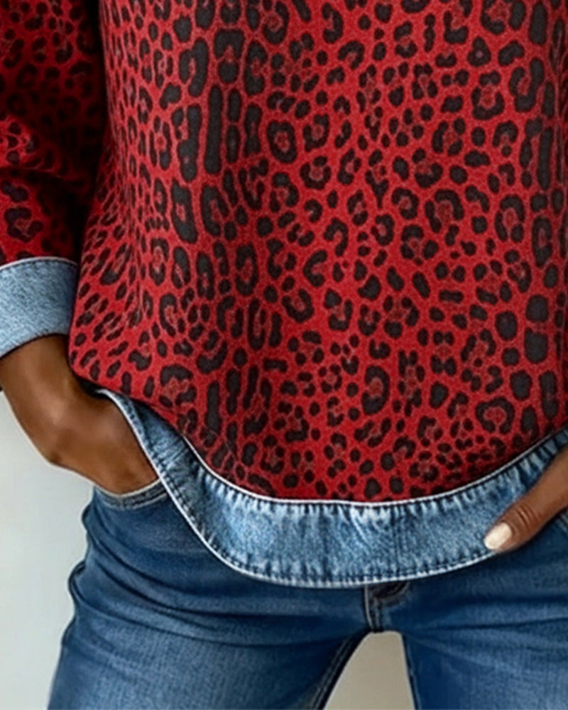Women’s Fleece Sweatshirt Winter Cotton Blend Casual Pullover