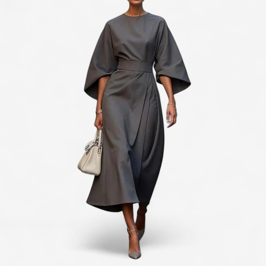 Women's  Elegant Wrap Midi Dress