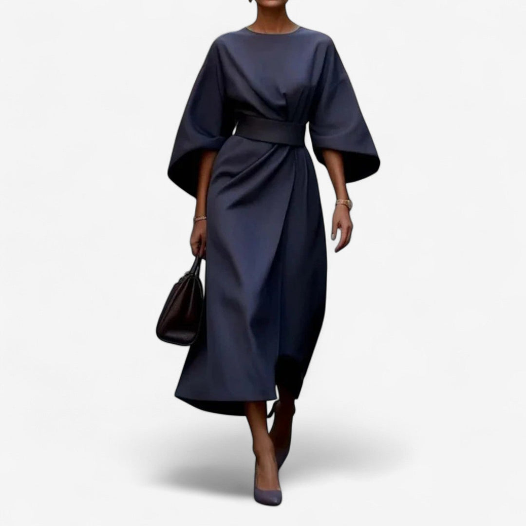 Women's  Elegant Wrap Midi Dress