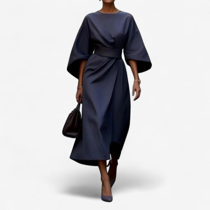 Women's  Elegant Wrap Midi Dress
