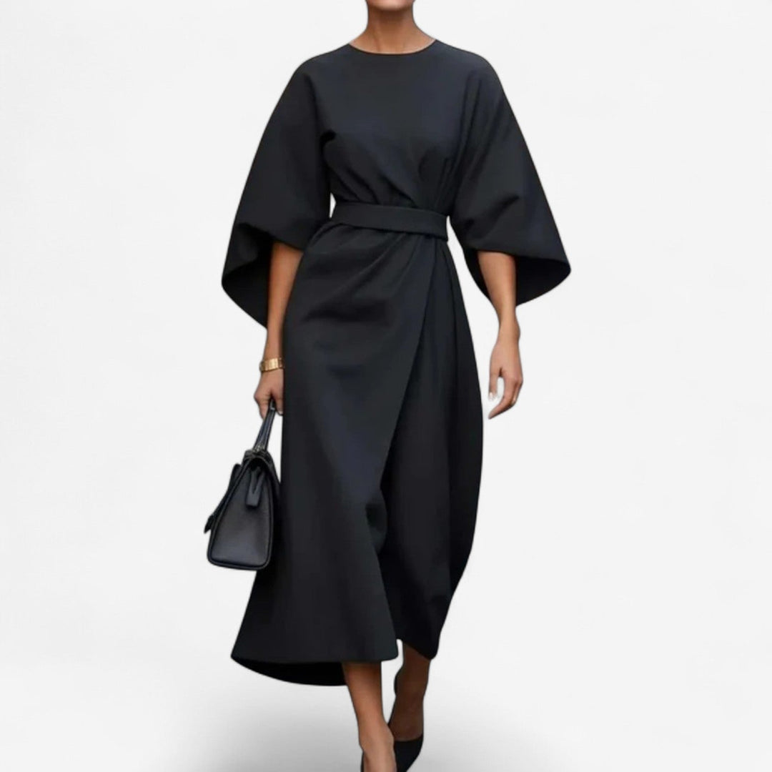 Women's  Elegant Wrap Midi Dress