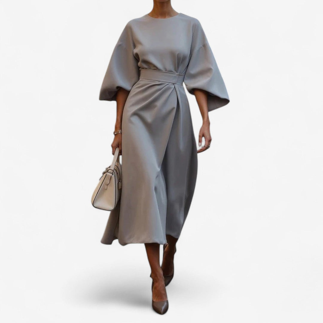 Women's  Elegant Wrap Midi Dress