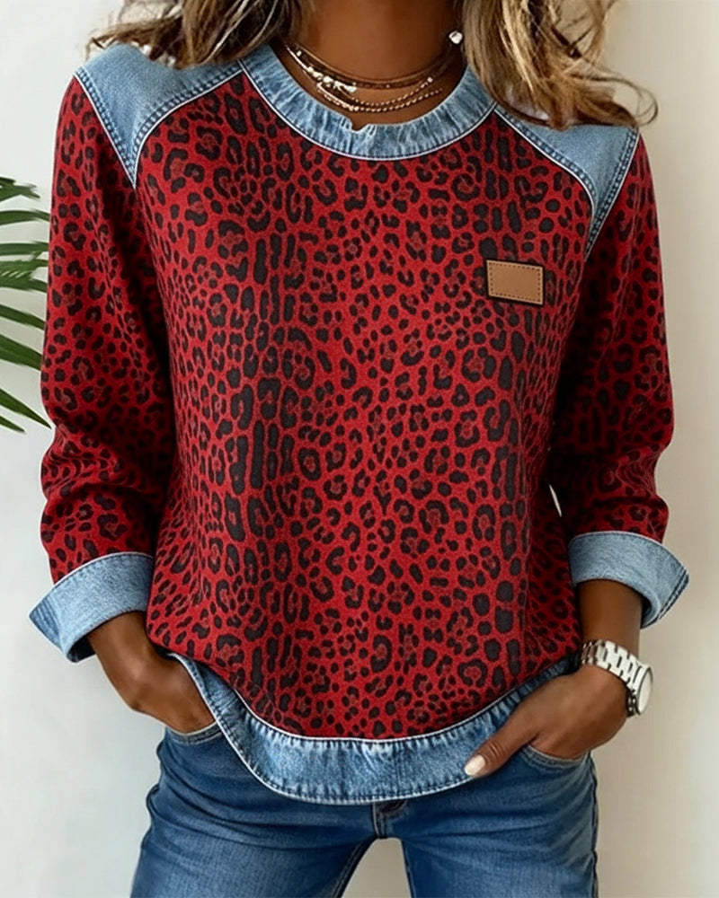 Women’s Fleece Sweatshirt Winter Cotton Blend Casual Pullover