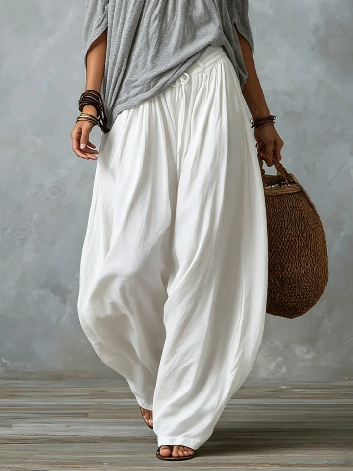Corinne | Women's Off-Shoulder Top & Wide-Leg Pants Set