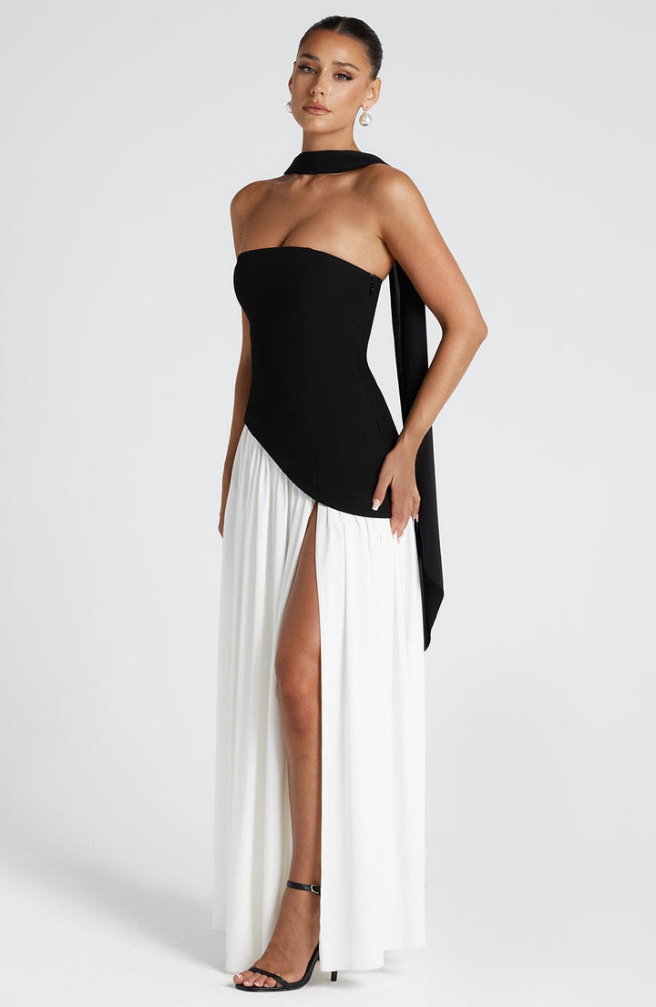 Kalinda - Crimson Allure Dress