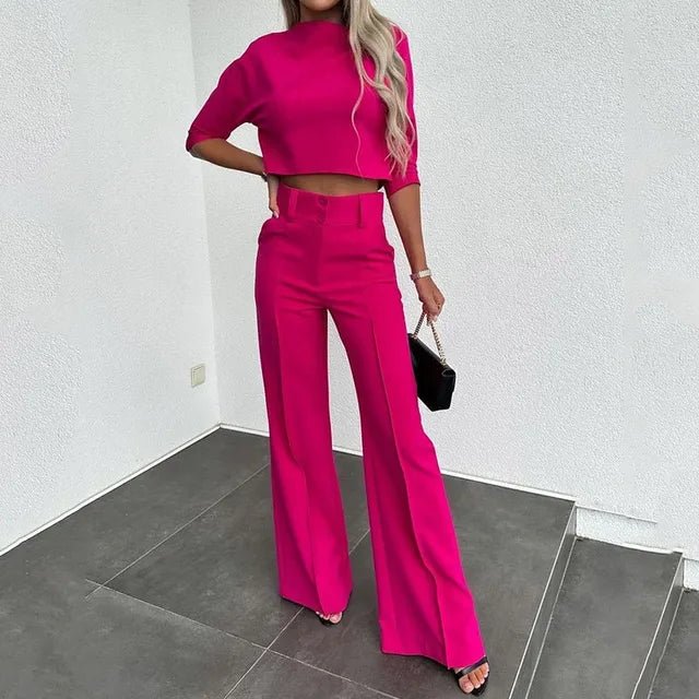 Kayla | Women’s Modern Matching Top And Trousers