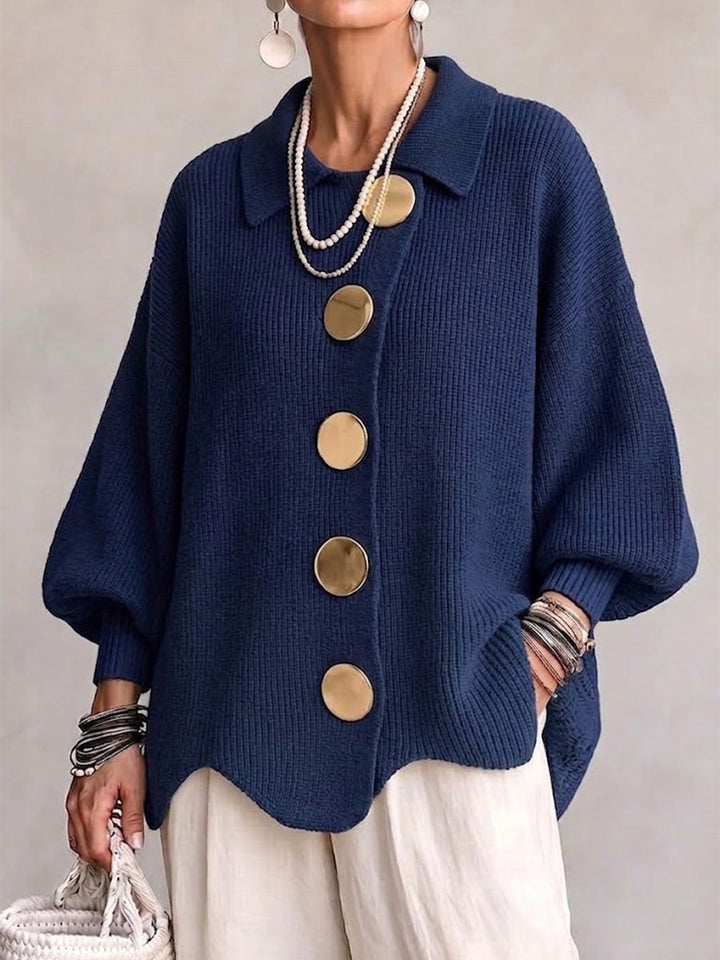 Marlowe | Women's Oversized Cardigan with Lantern Sleeves