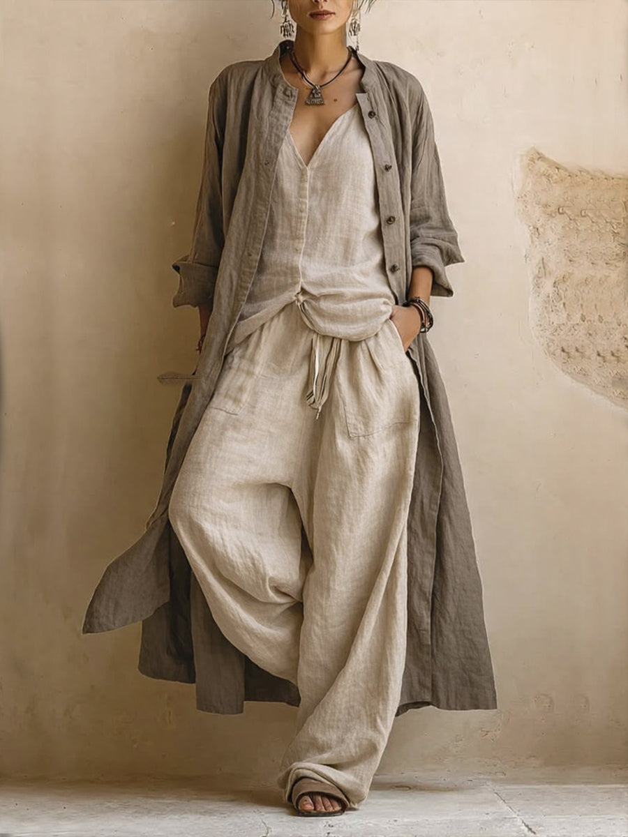 Women's Bohemian Three Piece Set