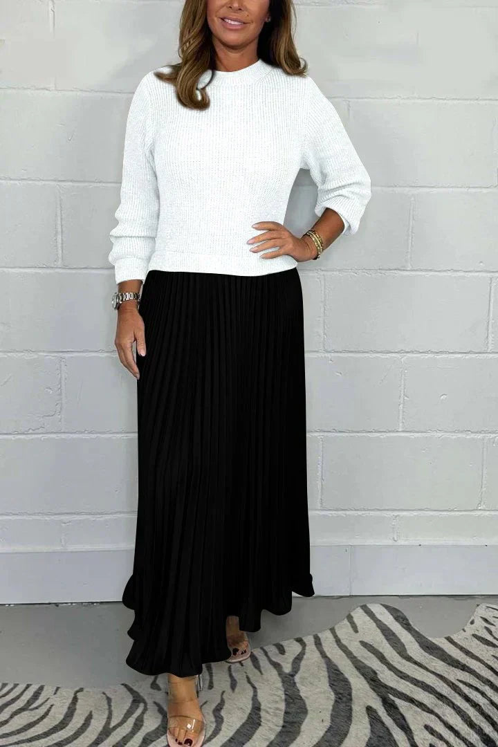 Claire | Elegant 2-in-1 Sweater Dress