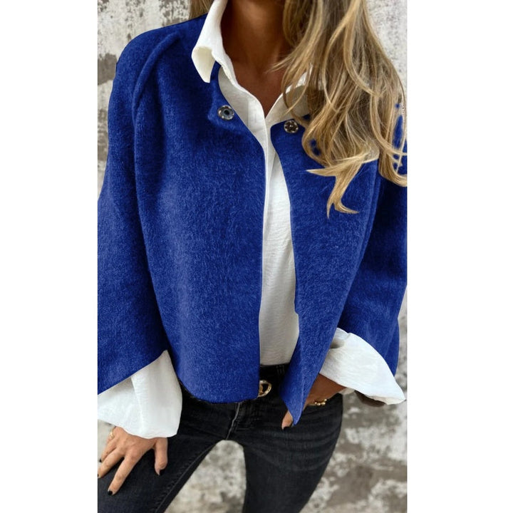 Women's long sleeve fuzzy cardigan