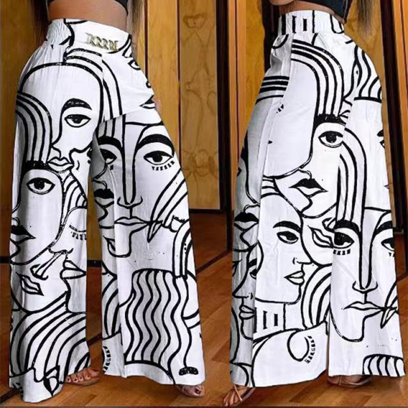 ⏳Time-Limited Special⏰Women's High-Waist Wide-Leg Trousers with Belt Accent