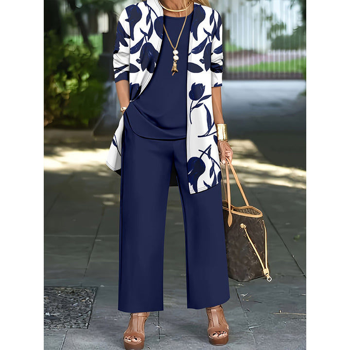 Women's Soft-Touch 3-Piece Floral Set