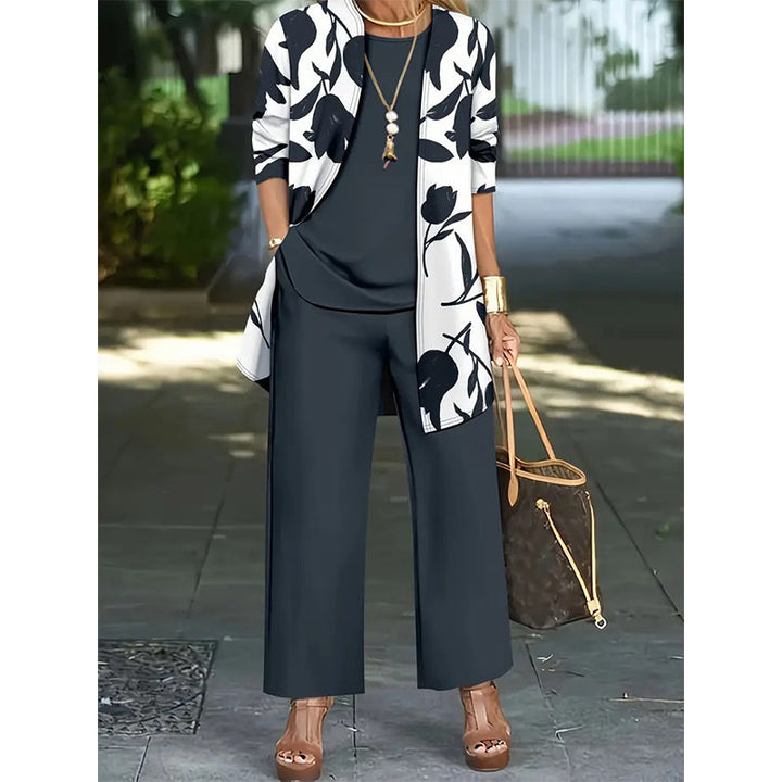Women's Soft-Touch 3-Piece Floral Set