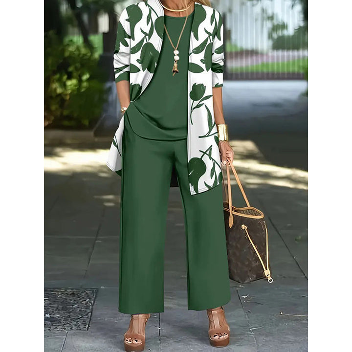 Women's Soft-Touch 3-Piece Floral Set