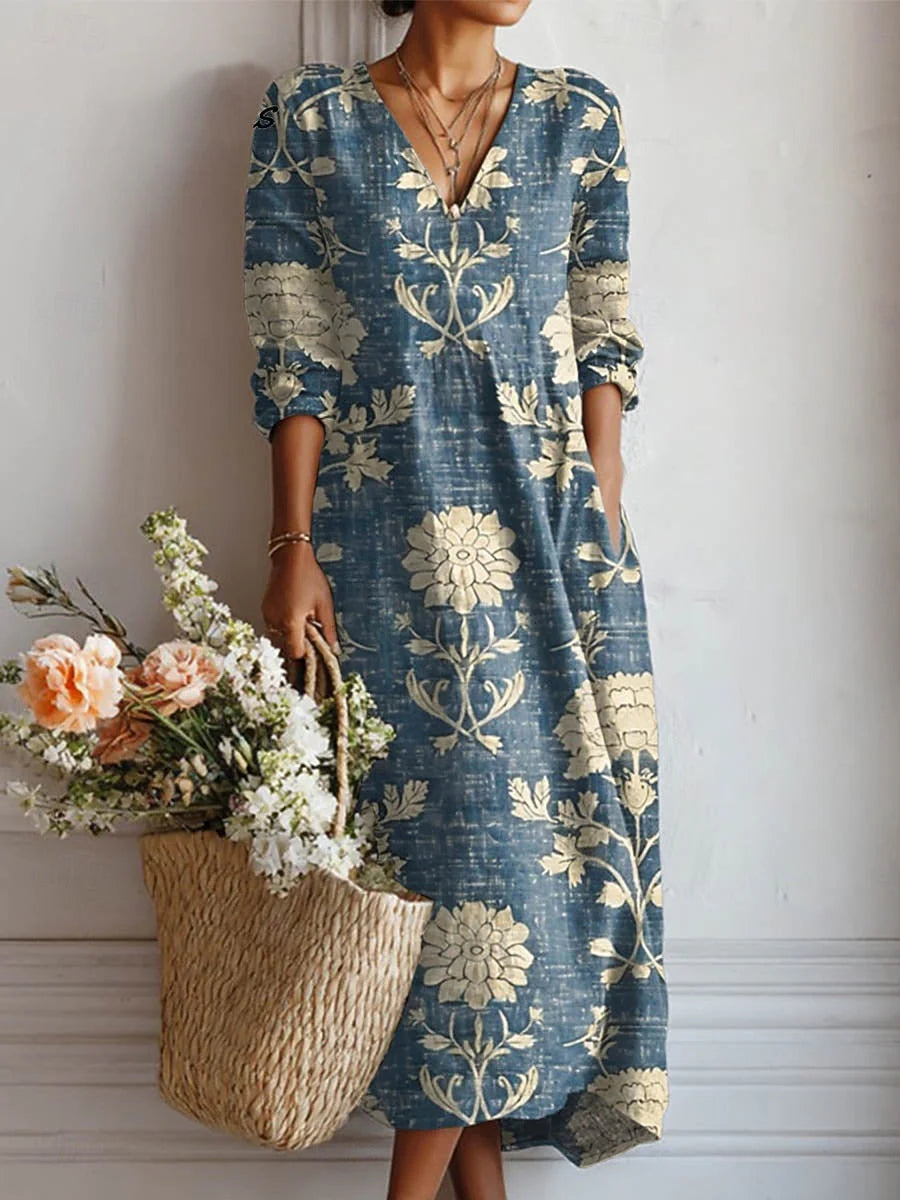 Women's Everyday Floral Print Midi Dress